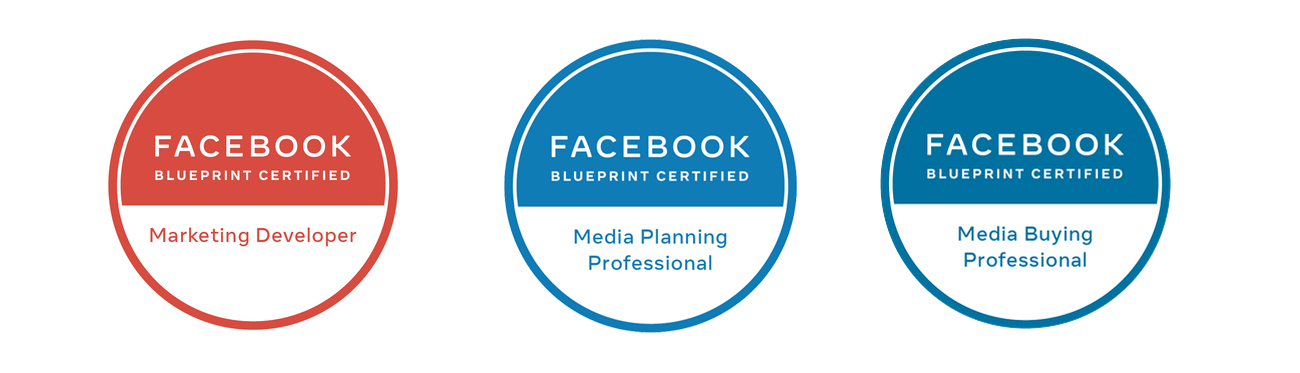Certifikati tvrtke Arbona za uspješno završene Facebook edukacije