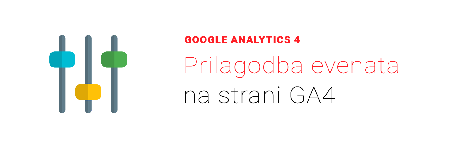 Prilagodba evenata na strani GA4