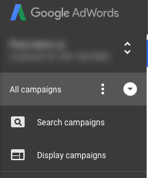 AdWords novi izbornik i lista kampanja