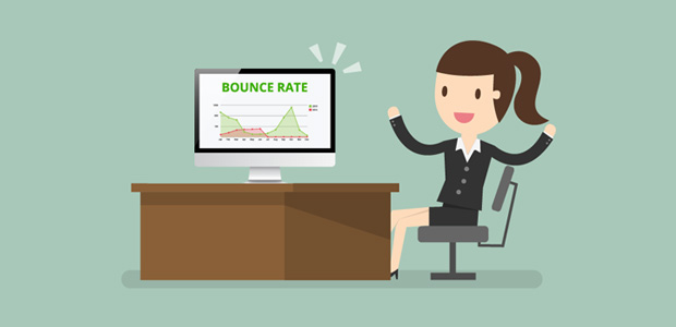 Bounce rate s web stranica