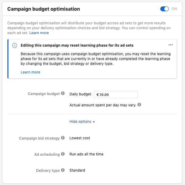 Optimizacija proračuna kampanje