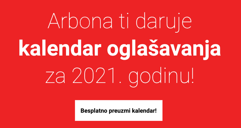 Kalendar oglašavanja za 2021. godinu