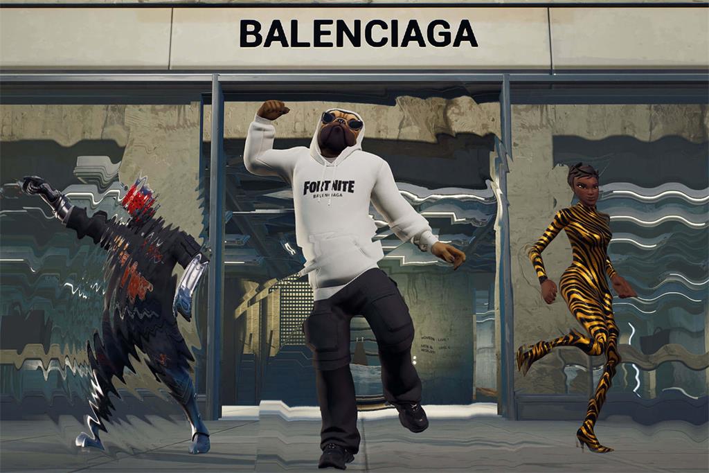 Balenciaga trgovina u igri Fortnite