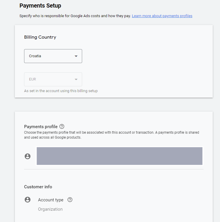 Provjera payments profila