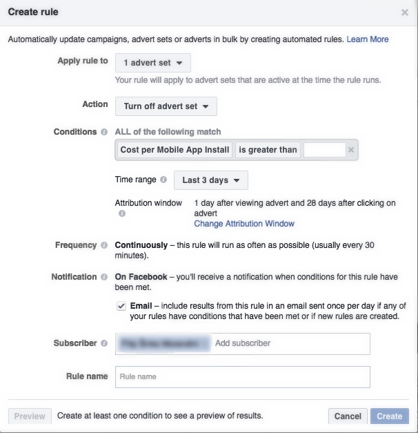 Facebook Automated Rules Hrvatska 2