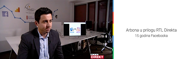 RTL Direkt - Arbonino istraživanje dio priloga o 15 godina Facebooka