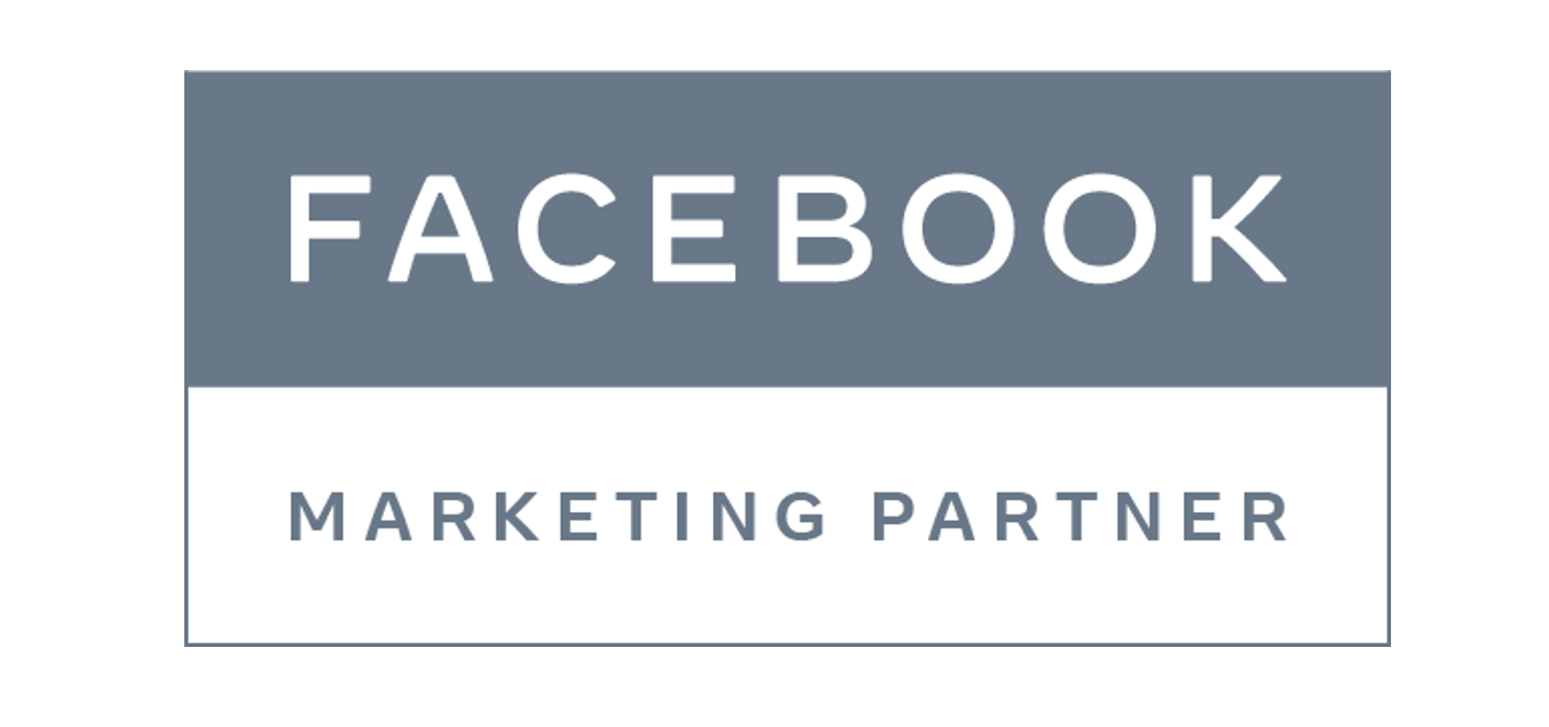 Ilustracija ikone za Facebook Marketing Partner
