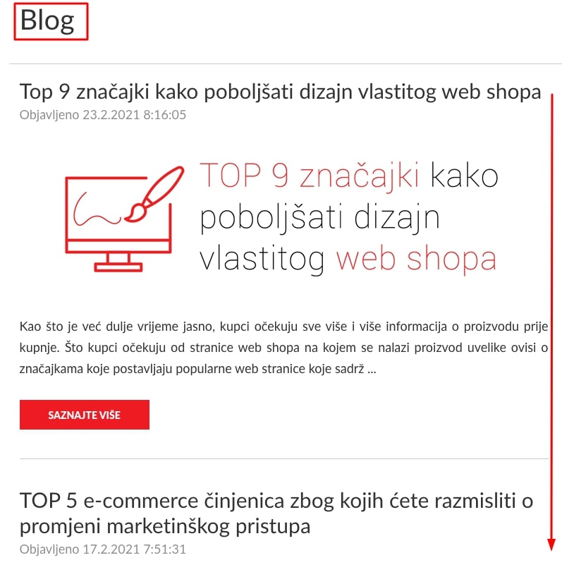 Popis blogova za stranici