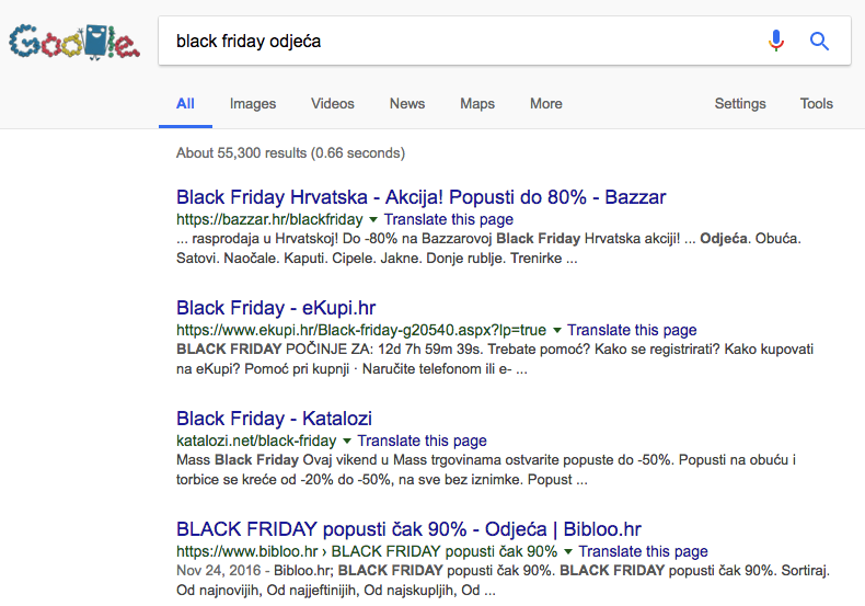 Arbona blog: Black Friday SEO