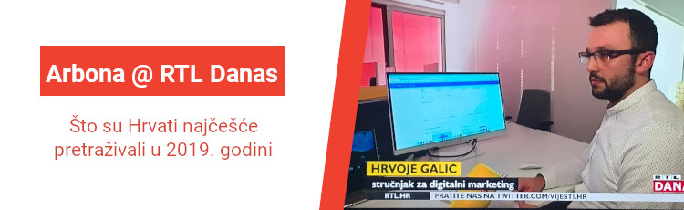 Arbona na RTL-u: Što su Hrvati najčešće pretraživali u 2019. godini